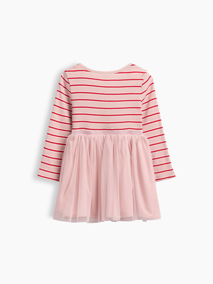 Image 2 de 2, Robe en matières mixtes pour Bébé et Toute-petite