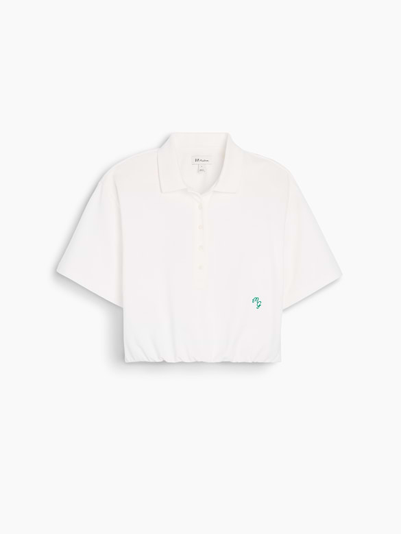 Gap × Malbon Cinch Crop Polo Shirt