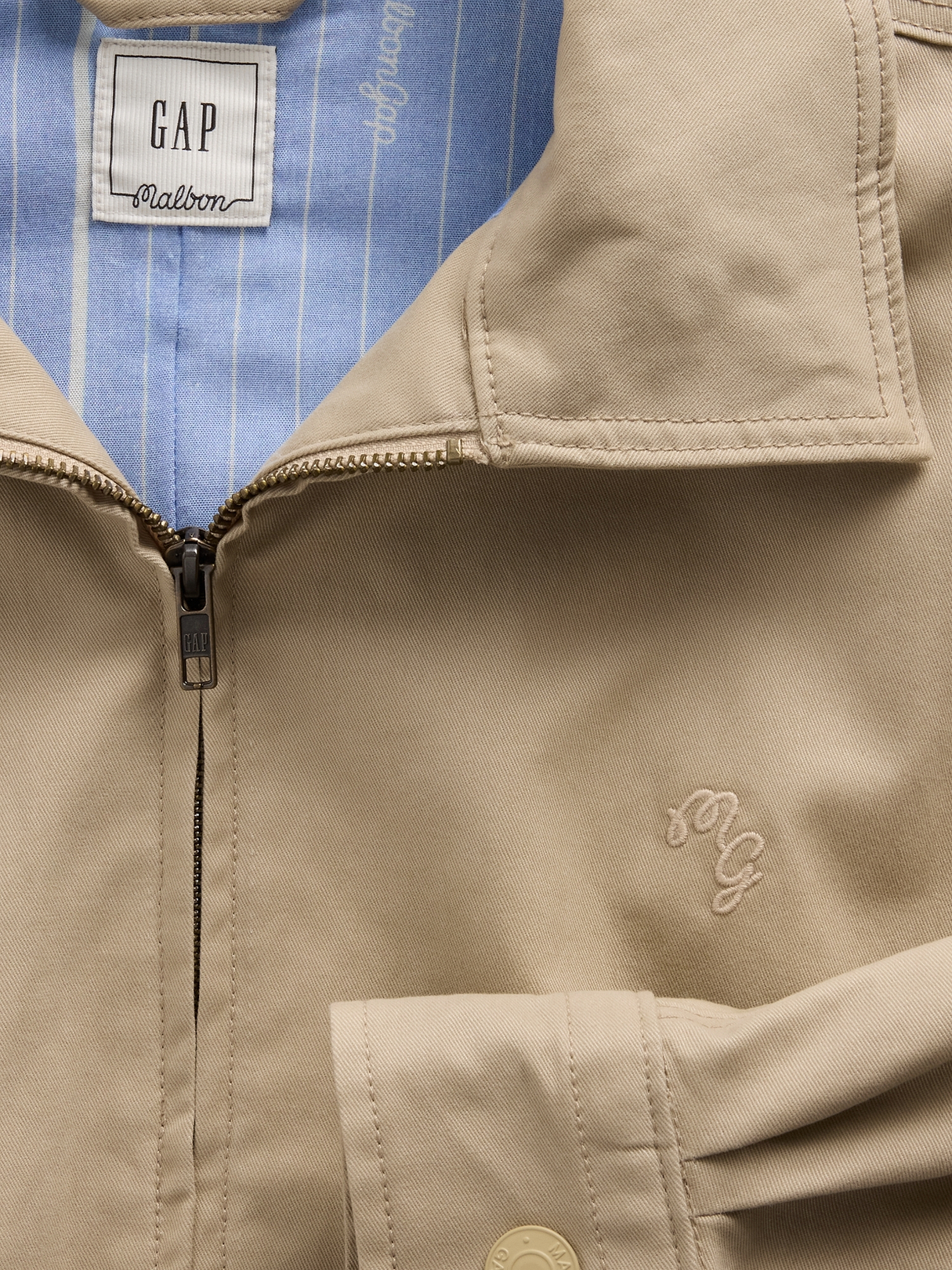 Gap × Malbon Twill Bomber Jacket | Gap