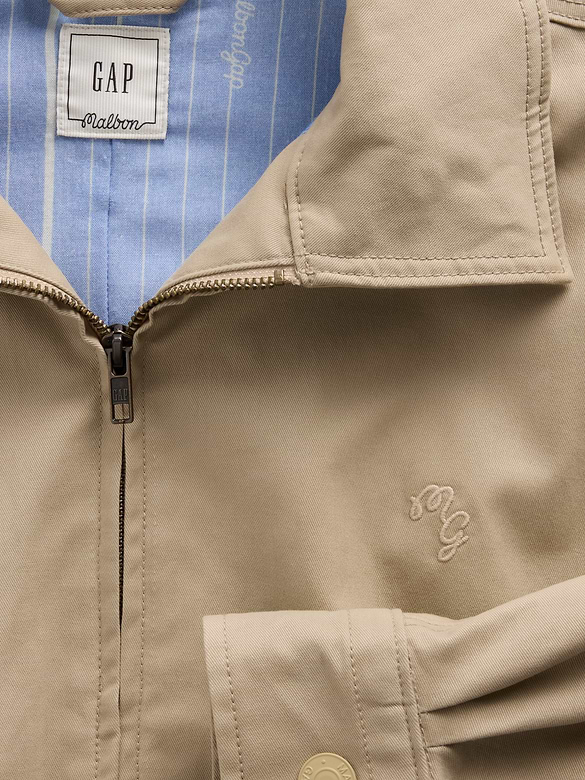 Gap × Malbon Twill Bomber Jacket