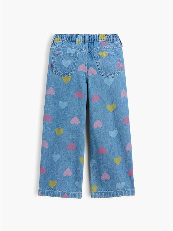 babyGap Print Wide-Leg Jeans