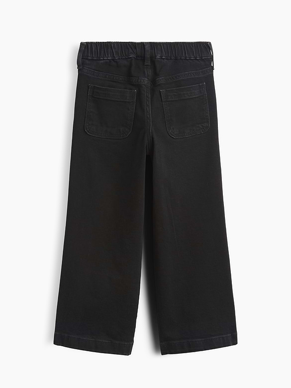 babyGap Embroidered Wide-Leg Jeans