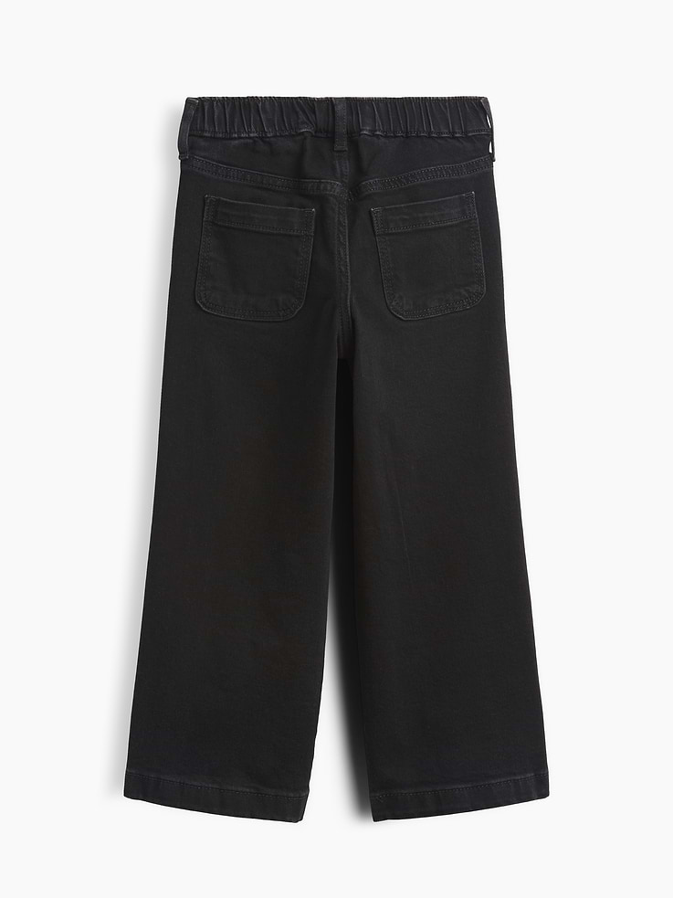 Image number 3 showing, babyGap Embroidered Wide-Leg Jeans