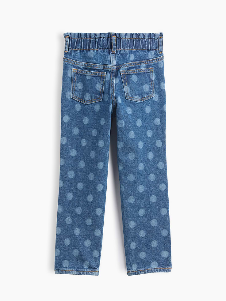 Image number 3 showing, babyGap Print Paperbag Mom Jeans