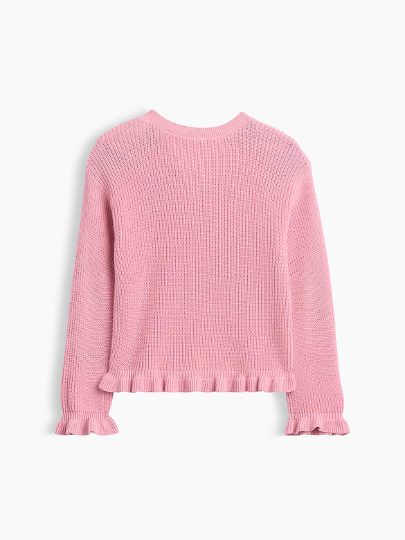 babyGap Shaker-Stitch Crewneck Cardigan