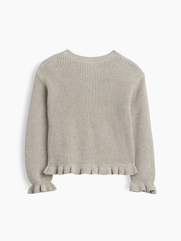 babyGap Shaker-Stitch Crewneck Cardigan