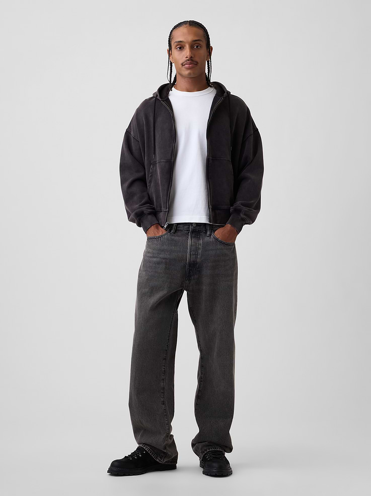 Image number 1 showing, '90s Loose Jeans