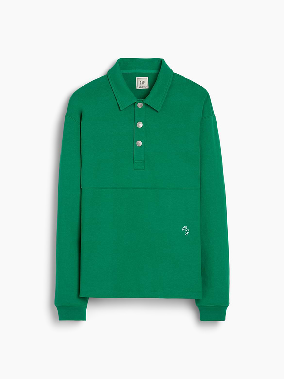Gap × Malbon Oversized Polo Pullover