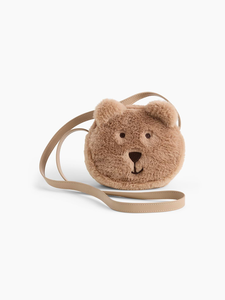 Image number 1 showing, Kids Faux Fur Brannan Bear Bag