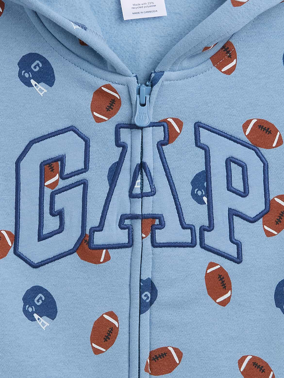babyGap Relaxed Logo Zip Hoodie