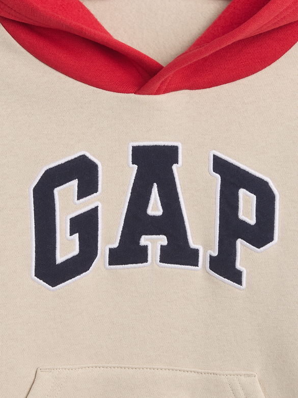 babyGap Relaxed Colorblock Logo Hoodie