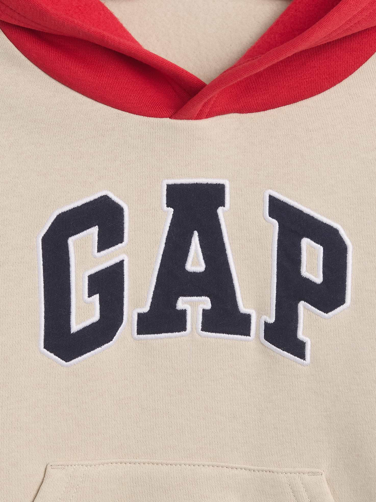 Image number 2 showing, babyGap Relaxed Colorblock Logo Hoodie
