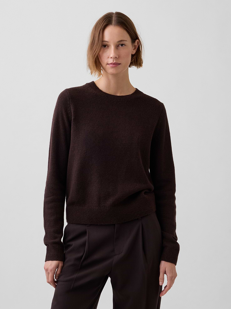 Image number 1 showing, CashSoft Crewneck Sweater