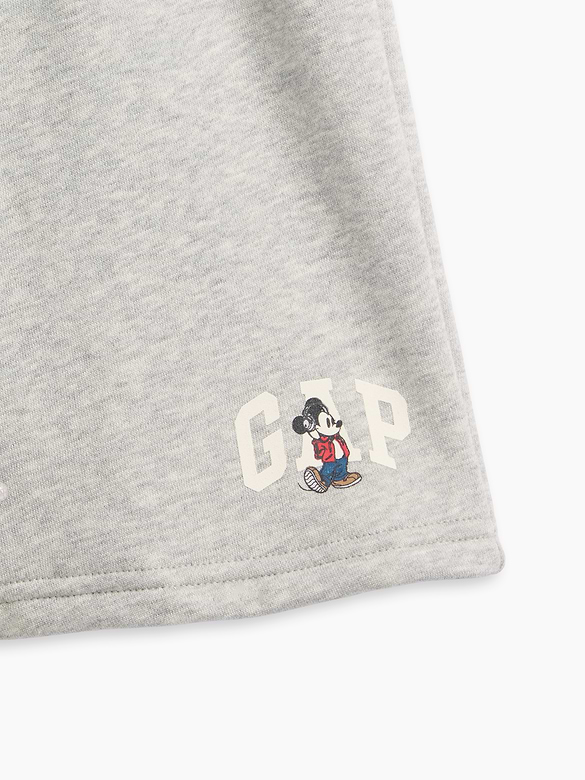 babyGap × Disney Mickey Mouse Relaxed Pull-On Logo Shorts
