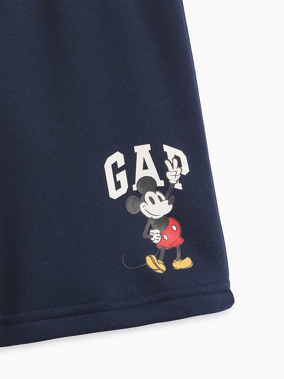 babyGap × Disney Mickey Mouse Relaxed Pull-On Logo Shorts
