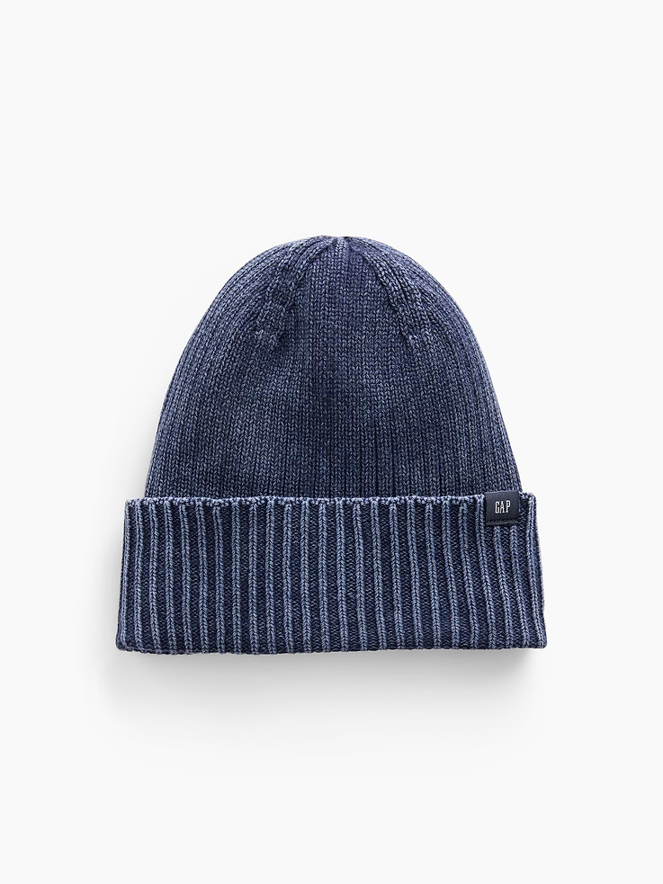L'image numéro 1 présente Bonnet en tricot côtelé pour Enfant