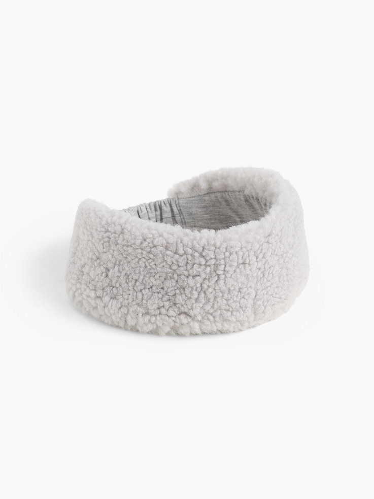 Image 1 of 2, Cozy sherpa headband with a soft jersey lining., Elasticized back., Product #913003