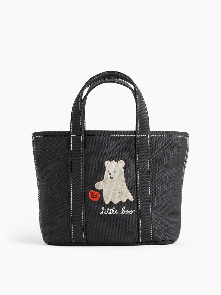 Image number 1 showing, Toddler Halloween Canvas Mini Tote Bag