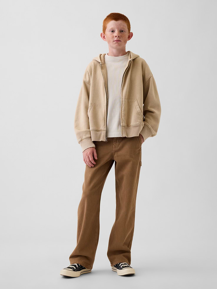 Image number 1 showing, Kids '90s Loose Carpenter Jeans