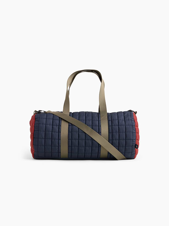 Kids Quilted Colorblock Duffel Bag