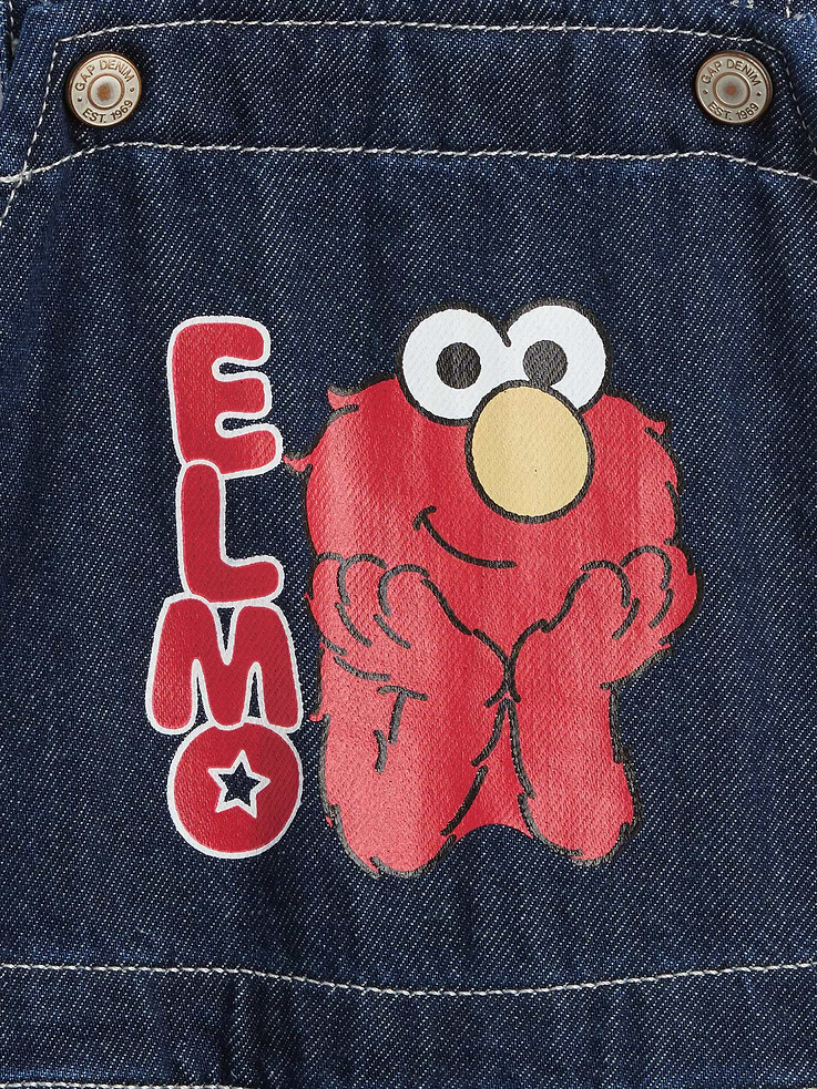 Image number 2 showing, babyGap Sesame Street Relaxed Denim Overalls