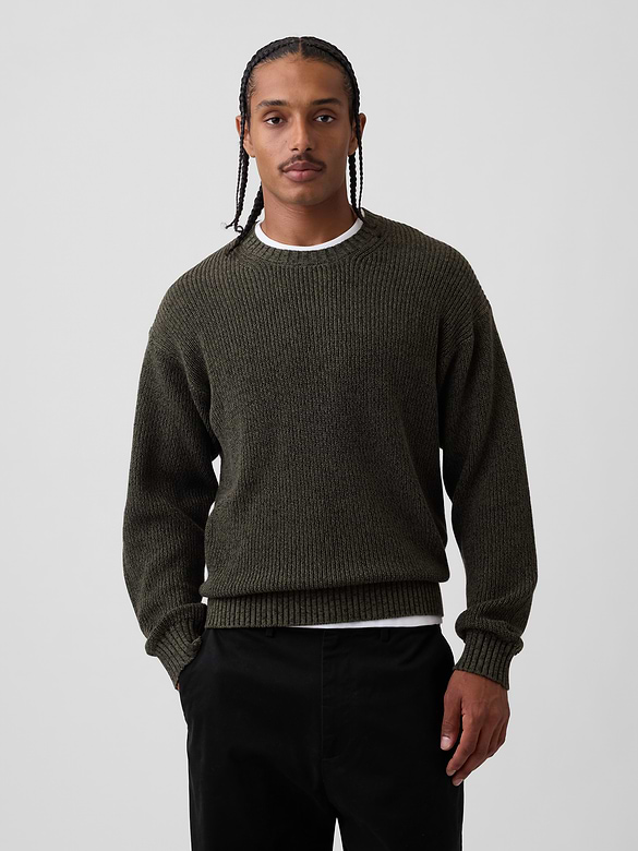Relaxed Shaker Sweater