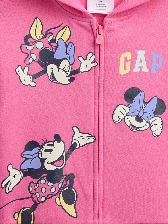 babyGap × Disney Minnie Mouse Relaxed Graphic Zip Hoodie