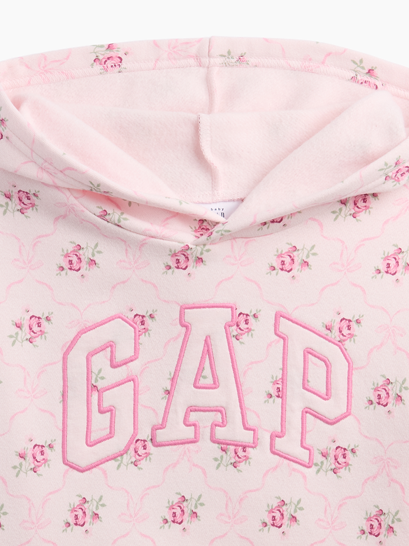 babyGap Relaxed Print Logo Hoodie