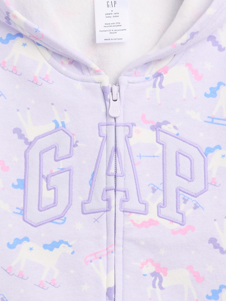 Image number 2 showing, babyGap Relaxed Print Logo Hoodie