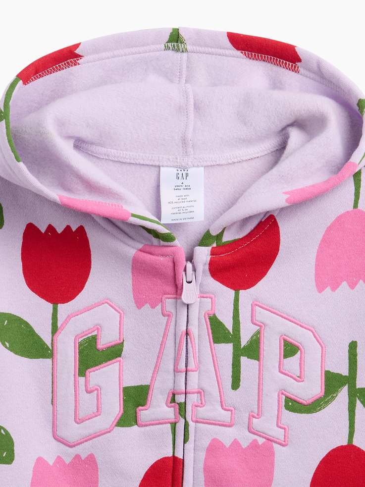 Image number 2 showing, babyGap Relaxed Print Logo Hoodie
