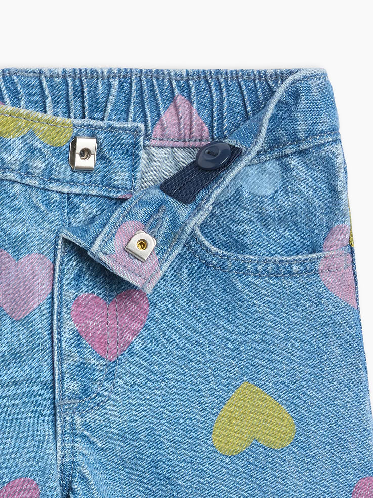 Image number 2 showing, babyGap Print Wide-Leg Jeans