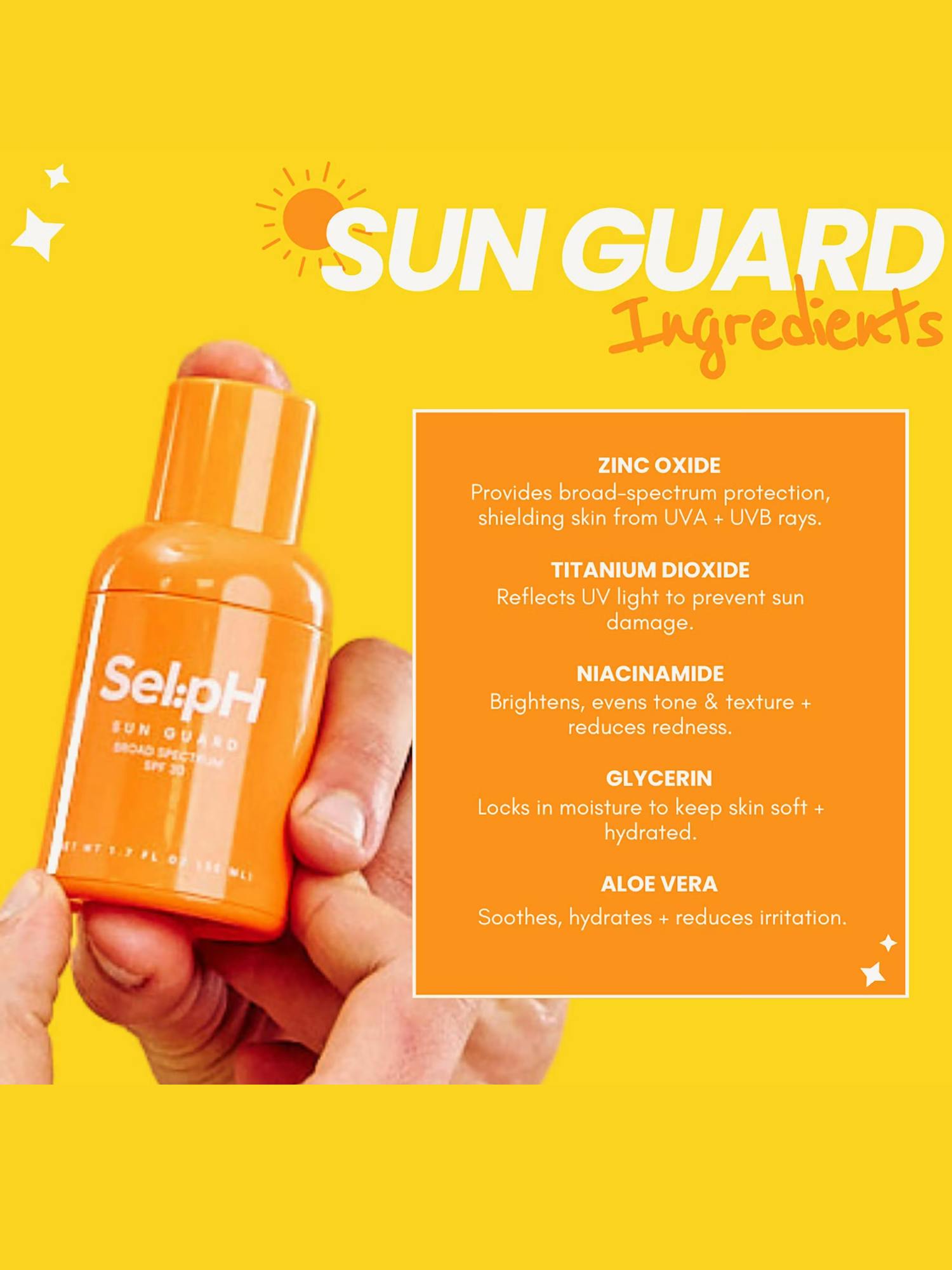 Selph Sun Guard SPF 30 Broad Spectrum Mineral Sunscreen