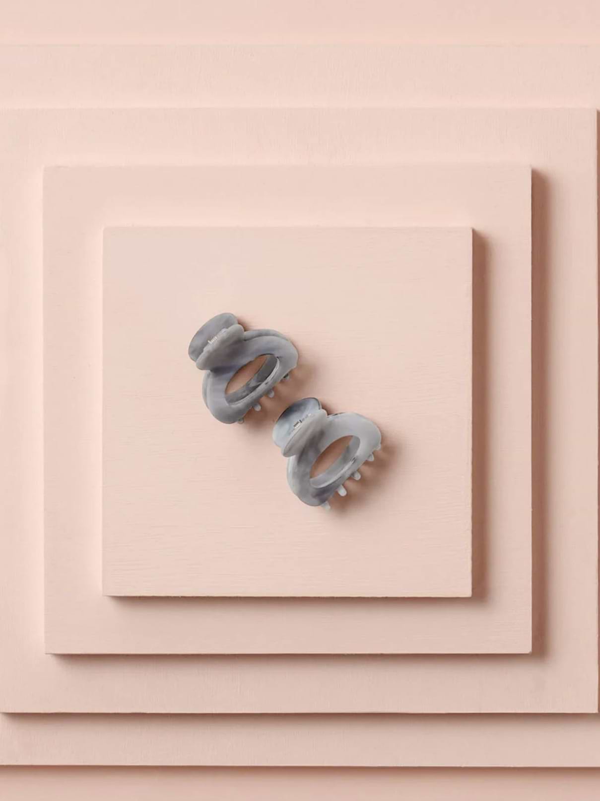 Image number 3 showing, The Hair Edit Petite Marble Clips