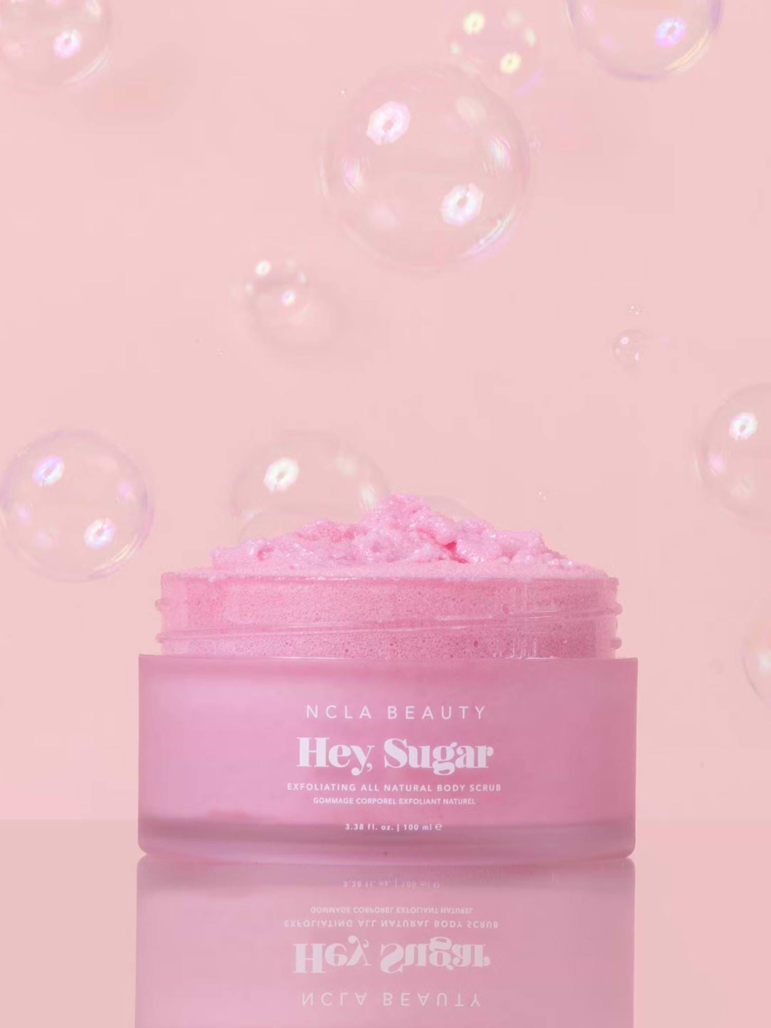 Image number 3 showing, NCLA Hey Sugar Pink Champagne Discovery Size Body Scrub