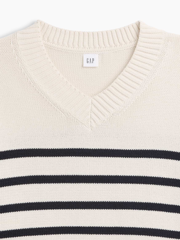 Oversized V-Neck Sweater