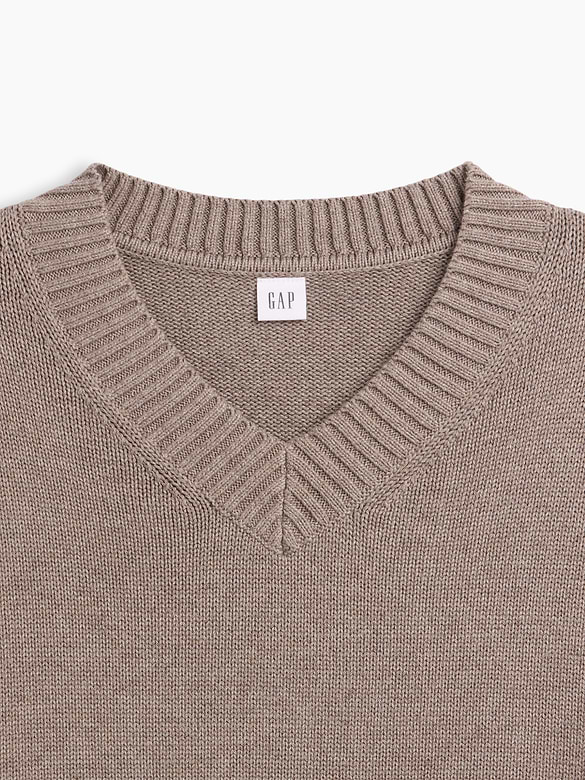 Oversized V-Neck Sweater