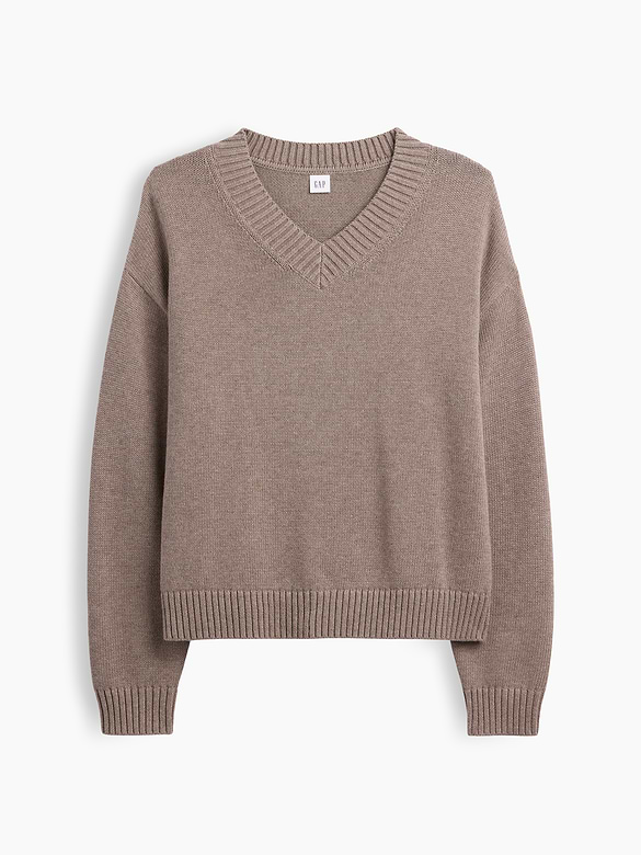 Oversized V-Neck Sweater