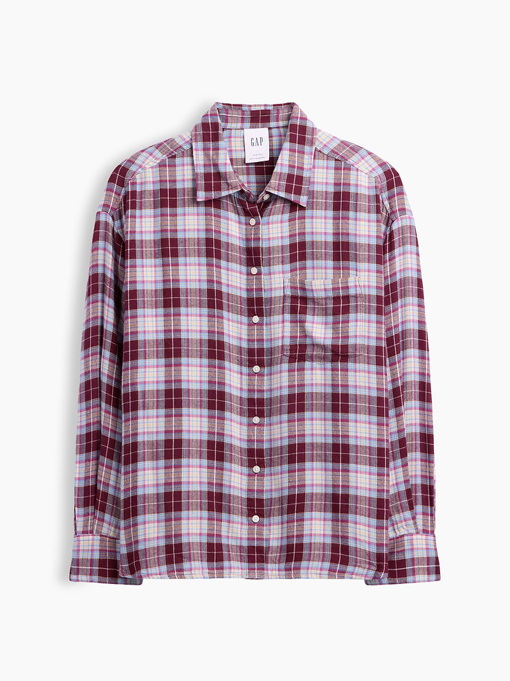Image number 5 showing, Oversized Shirt in Flannel