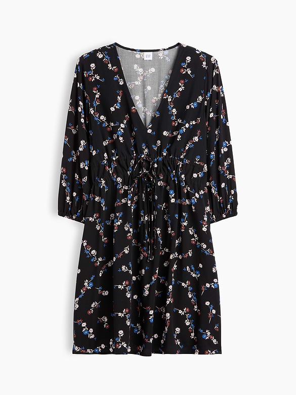 Tie-Front Mini Dress