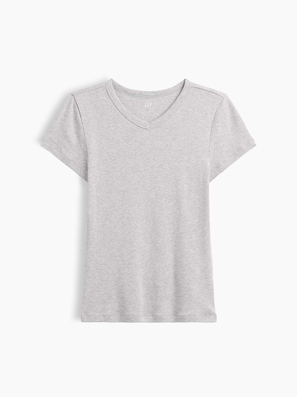 Modern Ribbed High-Neck T-Shirt
