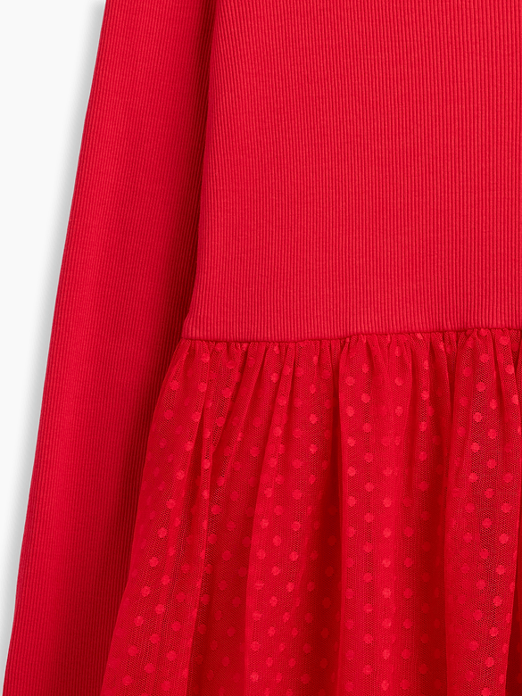 Kids Ribbed Dress