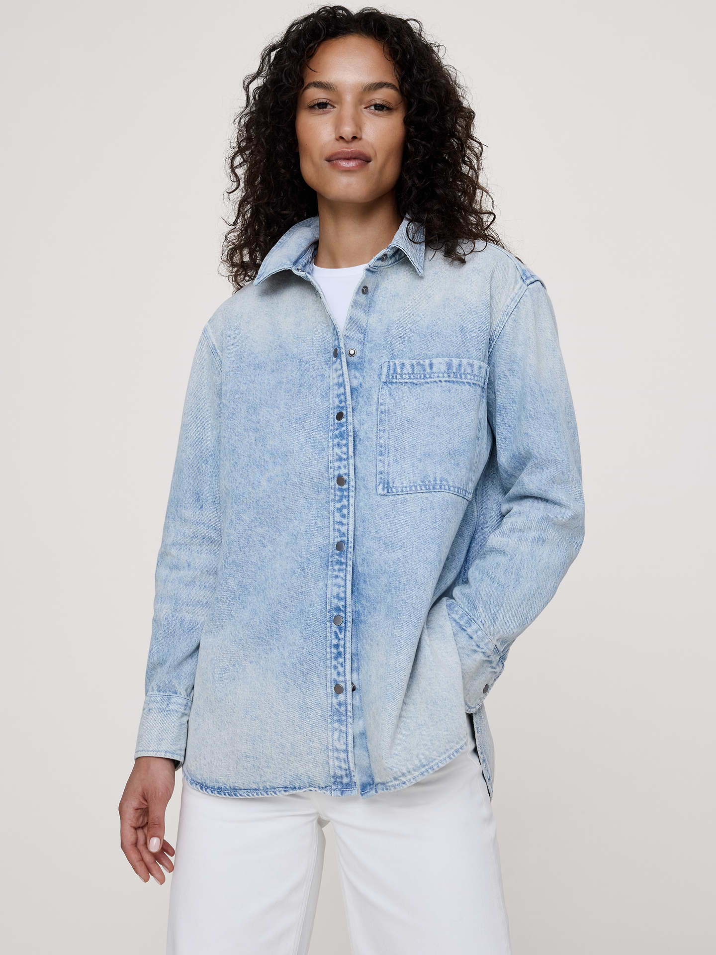Image number 8 showing, The Oversized Denim Shirt