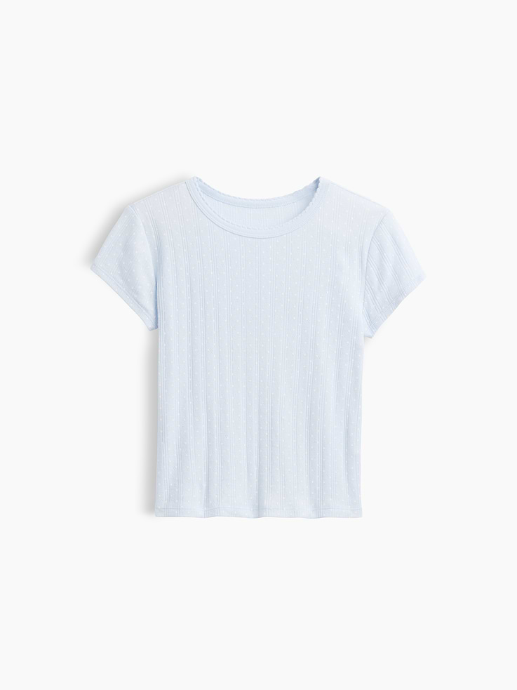 Image number 2 showing, Kids Pointelle T-Shirt