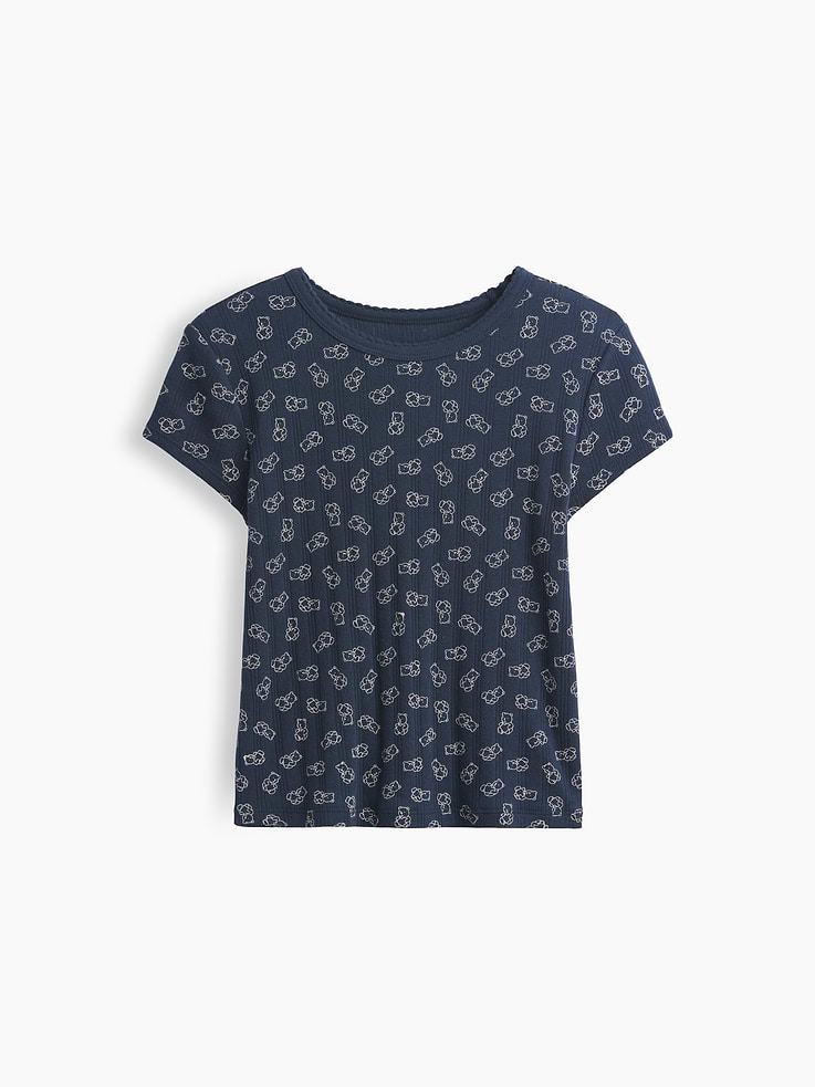 Image number 2 showing, Kids Pointelle T-Shirt