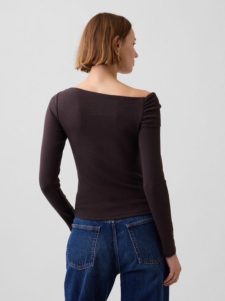 Image number 3 showing, Modern Asymmetrical T-Shirt