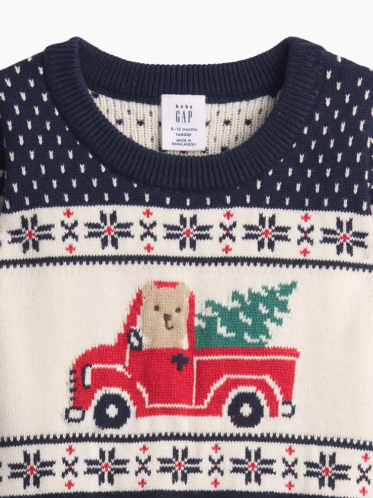 Image 3 of 3, Baby Brannan Bear Fair Isle Sweater Set