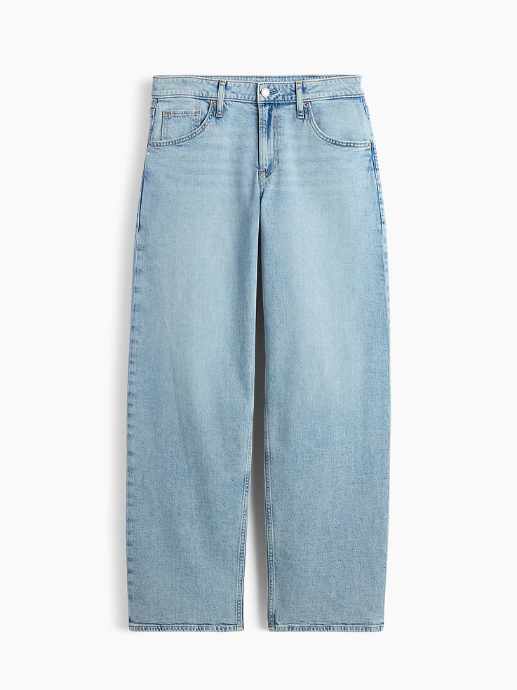 L'image numéro 5 présente Jean ample profilé années 90 à taille basse