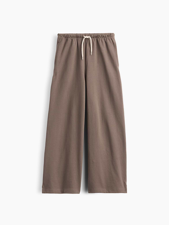 Pantalon à jambe large en tissu épais pour Enfant