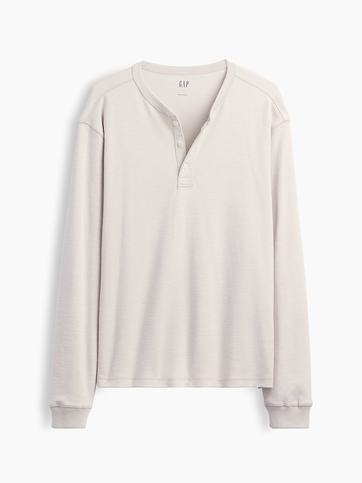 Image number 5 showing, Relaxed Henley T-Shirt