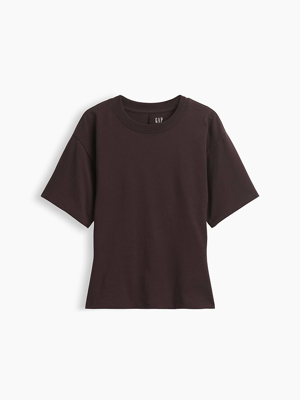 Knit Fitted-Waist T-Shirt